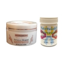 Hintohu Three Brand 100ml Arnavut Aklık Kremi+foot Care Cream 50ml Ayak Bakım Kremi Nane Ferahlığı