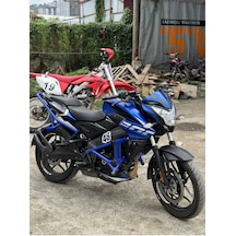 Bajaj Pulsar Ns200 Uyumlu Ön&arka Koruma Demiri Set Mavi