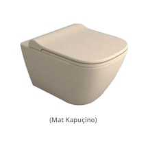 Luna Rimout Asma Klozet Turavit - Mat Kapuçino Diğer