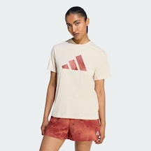 Adidas Adi365 Running Essentials Brand Love Kadın T-shirt Ka0280 Bej