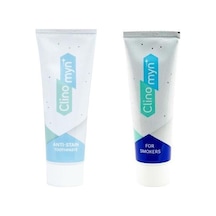 Clinomyn Fresh Jel Diş Beyazlatan Ve Parlatan Diş Macunu + Smokers Diş Beyazlatan Diş Macunu 75 Ml