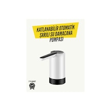 Katlanabilir Şarjlı Damacana Su Pompası Pratik Kullanım Çok Renkli