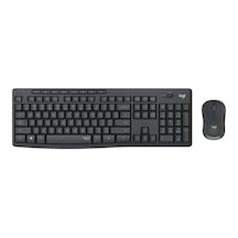 Logitech Mk295 Q Tr Siyah Kablosuz Klavye Mouse Set Optik