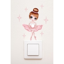 Priz Parıltılı Balerin Dekoratif Priz Sticker