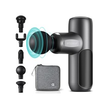 Arboleaf Masaj Tabancası Mini Masaj Tabancası, 5 Silikon Ataşmanlı Ve 5 Yoğunluk Seviyesi 3200 Rpm İle Taşınabilir Kas Tabancası 0,39 Kg, Kas Gevşemesi İçin Taşıma Çantasıyla Birlikte Süper Sessiz Seyahat Masajı