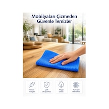 Profesyonel Mikrofiber Temizlik Bezi Çok Amaçlı Yüksek Emici Çizmeyen Temizlik Bezi 40x40 Cm Çok Renkli