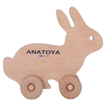 Ahşap İki Boyutlu Oyuncak Tavşan - Anatoya