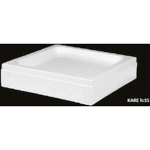 Alika 100 x 100 Kare H15 Panelli Duş Teknesi