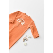 BabyCosy Bebek Yıldız Kadife Ayaklı Tulum 001