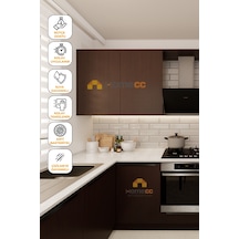 Yapışkanlı Folyo - Naturel Avrupa Ceviz - Mobilya Duvar Kapı - 120cm Genişlik - Kw033 120 X 400 Cm