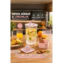 Porsima 1110-5 Sızdırmaz Kapaklı  Matara Suluk Şeffaf Pudra 2lt Pudra