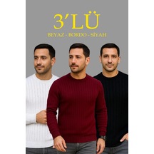 Siyah - Beyaz - Bordo
