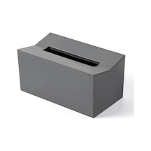 Gri-mutfak Doku Kutusu Kapağı Peçete Tutucu Kağıt Havlu Kutusu Peçeteler İçin Doku Dispenseri Duvara Monte Konteyner Mendil İçin