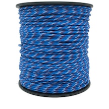 Mg Ropes Paracord İp 4 Mm Mavi Beyaz Desenli No:64 10 Metre