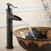 Banyo Çanak Lavabo Bataryası Antik Siyah