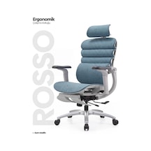Rosso Ergonomik Çalışma Koltuğu - Mavi