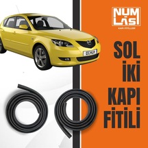 Mazda 3 Hatchback 2003-2008 Sol Ön Ve Arka Kapı Fitili-a Kalite-numlas-nm4113