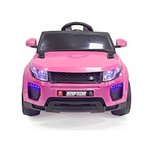 Akar Oyuncak Akar Raptor Akülü Araba Uzaktan Kumandalı 12 V Pembe
