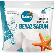 Balmy Beyaz Sabunlu Banyo Lifi Beyaz
