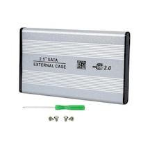 4297 Usb 2.0 Sata Harici 2.5 Hdd Harddisk Kutusu Gümüş