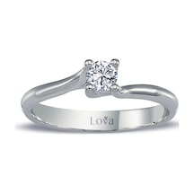 Lova H Renk 0,19 Karat Pırlanta Tektaş Yüzük - 1070177 Lova H Renk 0,19 Karat Pırlanta Tektaş Yüzük - 1070177