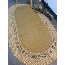 Mavaux Lotus Jüt Hasırlı El Örgüsü Kilim Jüt