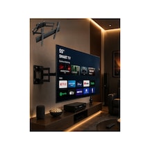 32 55 İnç Televizyon Askı Aparatı Duvara Monte Hareketli Tv Tutucu - Karbul3468-1538 Renkli