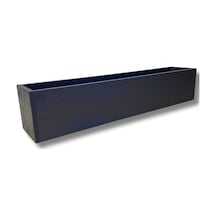 Cihan Çiçekçilik Antrasit Ahşap Mdf Saksı 100x20x15 Cm Iç Mekan Saksısı Çok Renkli