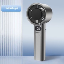 Mavibazaar M11 Yüksek Hızlı 120 Vites El Küçük Fan Usb Mini Taşınabilir Yapraksız Turbofan Beyaz, Gri, Altın, Yeşil Gri