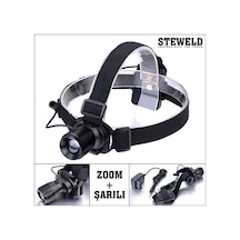 Steweld 521R Şarjlı Ve Zoomlu Led Kafa Lambası 120 Lümen Siyah