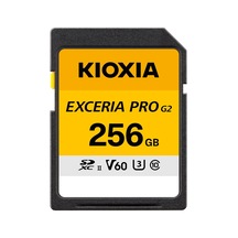 Excerıa Pro G2 256gb Sdxc Hafıza Kartı Uhs-ıı U3 V60 C10, 300mb/s Okuma, 250mb/s Yazma, 8k / 4k