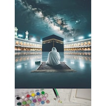 Moranka Sayılarla Boyama Hobi Seti Çıtalı 40x50 Cm - Kabe