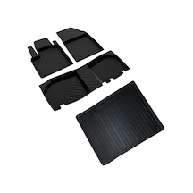 Renault Kangoo Ferrous 4D Havuzlu Kauçuk Paspas ve Bagaj Demirsiz Model İçin 3D Bagaj Havuzu 2024 ve Üstü