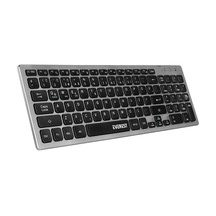 Kb-bt88 Siyah/gri Bluetooth Ultra İnce Q Mac/win/android/ıos Uyumlu Bilgisayar Tablet Televizyon Telefon Uyumlu Uzun Mesafeli Kablosuz Klavye