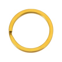 30 Adet Altın Renk 3 Cm Metal Anahtarlık Halkası