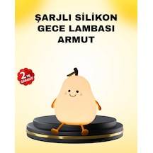 Hnrlıshp Dekoratif Armut Led Lamba Renk Ayarlı Şarj Edilebilir Plastik