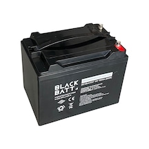 Black Batt 12v 100 Ah Elektrikli Bisiklet Aküsü Vrla Gel Battery 224 150 178 15.3 Kg Tse'li
