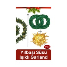 Özel Seri Gürleştirici Dekor Şerit Günışığı Ledli Çam Ağacı Yeni Yıl Yılbaşı Süsü Işıklı Garland