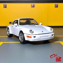 Porsche 911 Turbo 1/36 Ölçek C&c Model Garage Çek Bırak Diecast Metal Model Araba Oyuncak
