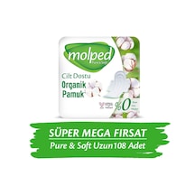 Molped Pure Soft Hijyenik Ped Uzun Süper Mega Paket 108 Adet