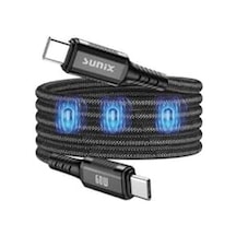60w Mıknatıslı Usb-c Data Ve Şarj Kablosu Ip-25