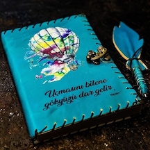 Uçmasını Bilene Gökyüzü Dar Gelir Deri Defter