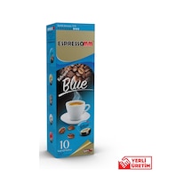 Espressomm® Tchibo Cafissimo Makineleri İle Uyumlu Blue Kafeinsiz Kapsül Kahve 10'lu