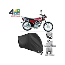 Seger Sg125 Motosiklet Brandası ( Kilit Uyumlu - Siyah