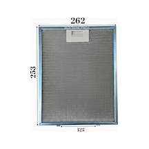 Kumtel İle Uyumlu Davlumbaz 26,2x25,3 Cm Arka Ara 12,5 Cm Aspiratör Filtresi