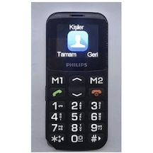 Philips E168 Büyük Tuşlu Cep Telefonu İthalatçı Garantili
