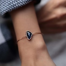 Safir Bileklik Pembe Altın