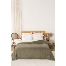 Haki Gloria Wellsoft Tek Kişilik Battaniye Haki