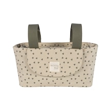 Walking Mum Poppy Bebek Arabası Kalpli Organizer Çanta Moss Yeşil