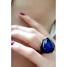 Ametist Taşlı Italyan Tasarımı Gümüş Rose Lüks Yüzük 17